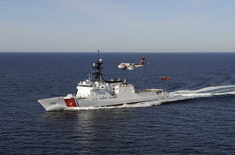 美國海岸警衛隊的伯索夫號（Bertholf）巡邏艦今年1月份從加州母港部署到亞太地區。圖／維基公有領域