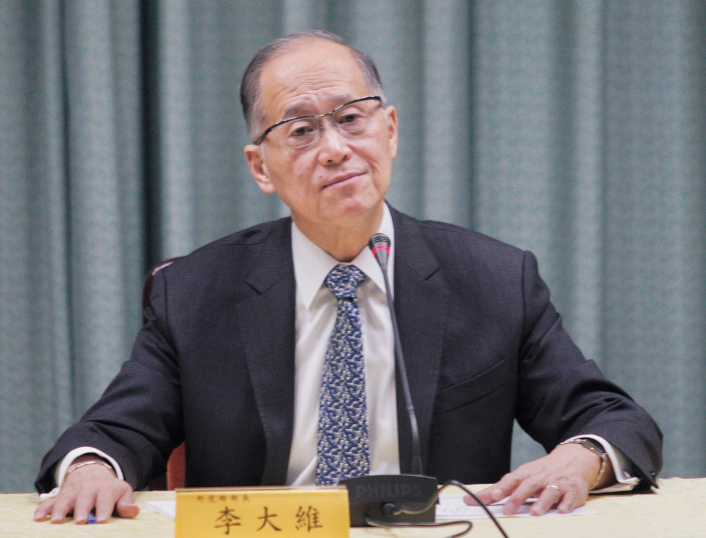 外交部長李大維今日上午召開記者會說明聖多美普林西比與我國斷交一事。圖/張良一