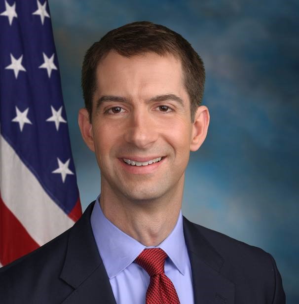 共和黨參議員柯頓（Tom Cotton）發布新聞稿表示，「台灣保證法」草案，將加深雙邊安全、經濟和文化關係，同時也傳遞一項信息，中國咄咄逼人的兩岸侵略行為是無法容忍的。圖／Tom Cotton臉書