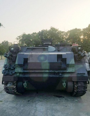 CM11戰車墜溪案，監委指金防部CM-21裝甲車去年也暴衝墜湖，及甲車變速箱採購被法院判決有弊，一併申請自動調查。圖／金防部提（資料照片）