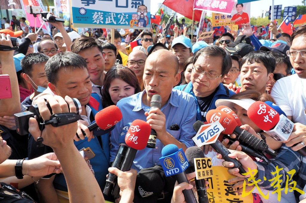 中國透過種種方式「幫助」藍營，是不安好心，別有目的，韓國瑜當選後，，高雄市會不會成為中國「一帶一路」戰略思考的城市，讓中國與東南亞國家接軌，有待觀察。圖／張家銘