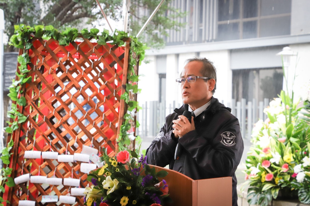 受難者家屬代表林日龍表示，二二八事件後家人長達30年生活在白色恐怖中，當時的恐懼，外界難以想像。（圖／唐植梅 攝）