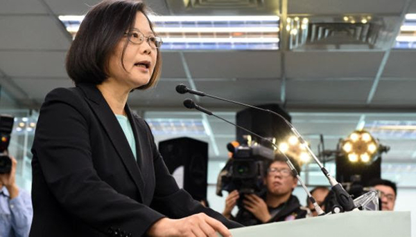 老共說要蔡英文「先通過13億中國人考試」的蠢話早已成為國際笑柄。（網路資料照片）