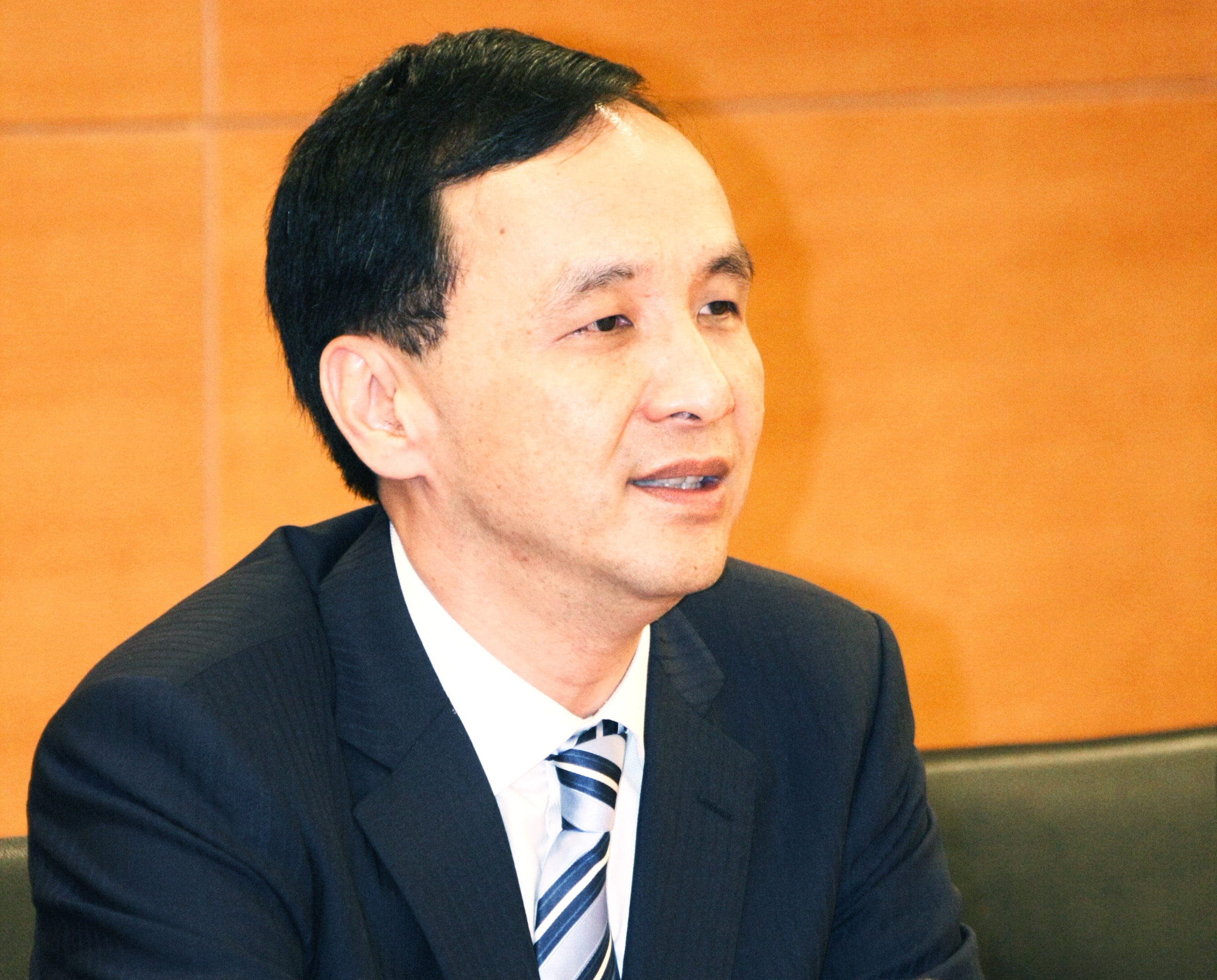 新北市長朱立倫今(24)日宣布參選連任,藍營多表肯定(本報資料照片,何豪毅攝)