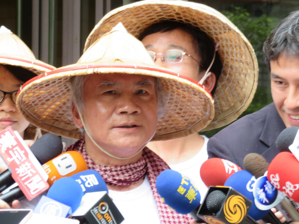 第三勢力整合，林義雄：民進黨想壓死時代力量和社民黨。（朱蒲青攝）
