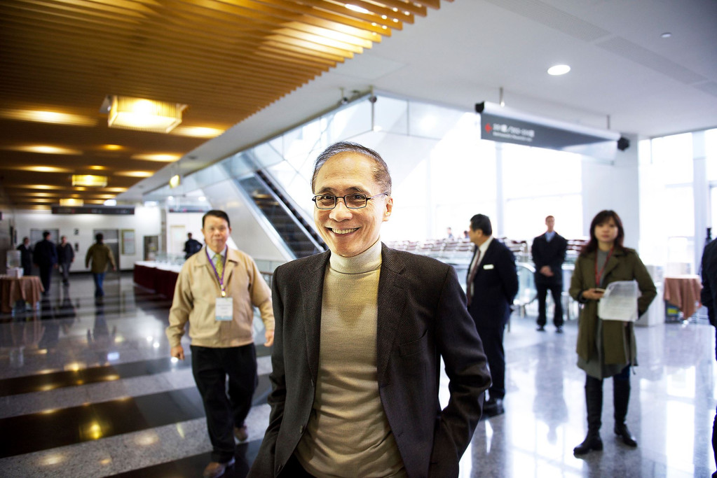 蔡英文明天將陪同內定閣揆的林全召開記者會，說明未來施政理念。（黃謙賢／攝）（檔案照片）