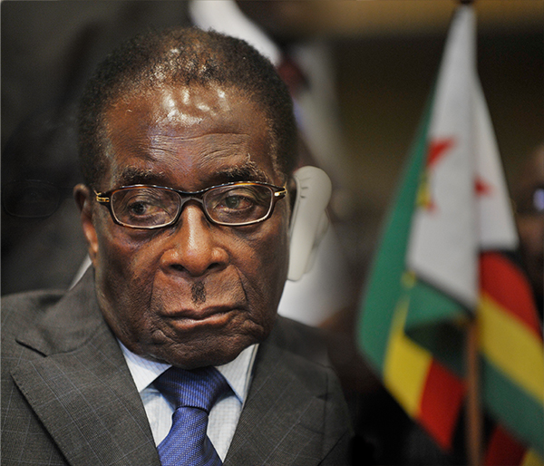 辛巴威總統穆加比(Robert Mugabe)榮獲中國頒發的孔子和平獎。（圖取材於網路）