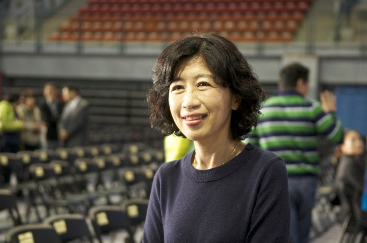柯文哲妻子陳佩琪，在臉書替柯文哲抱不平，指週刊報導柯文哲想規避政治獻金法，實在離譜之極。（民報資料照片，黃謙賢攝）