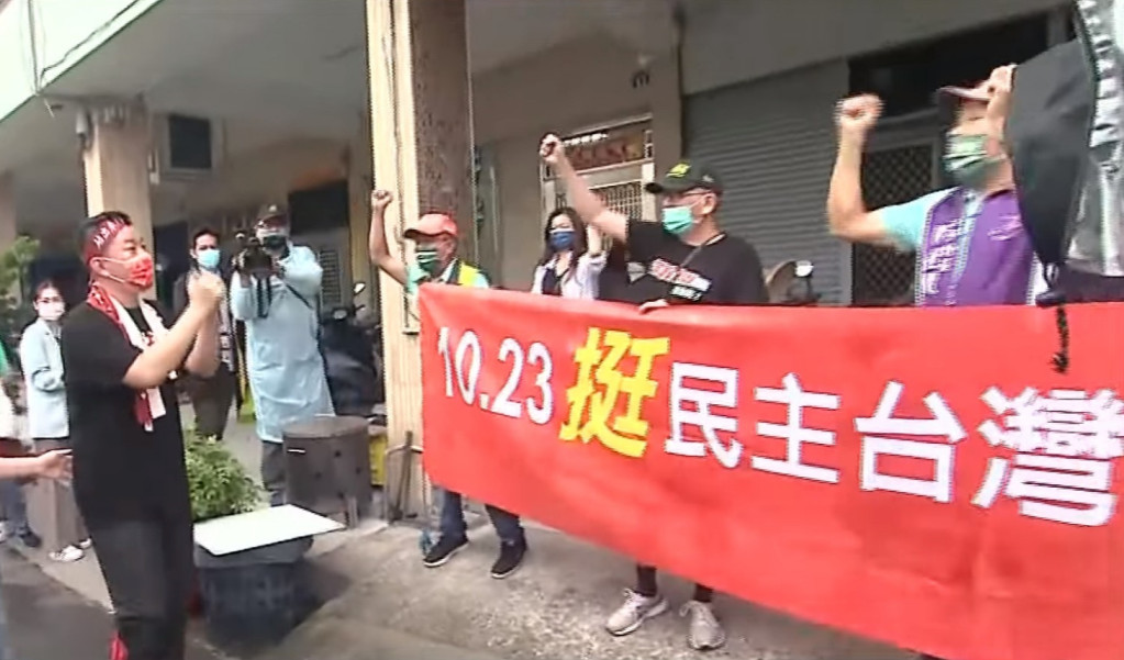 台灣基進黨立委陳柏惟奮力面對罷免的挑戰。示意圖／擷自公視新聞影片