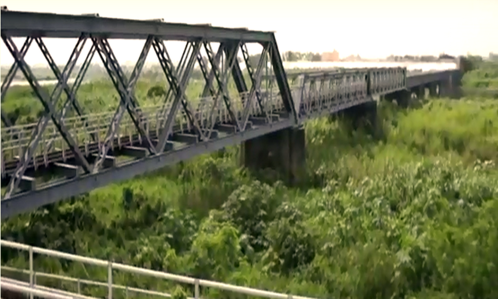 虎尾糖廠鐵橋因蘇拉風災斷橋受損近3年，今9/9日修復完工（記者陳俊廷攝）