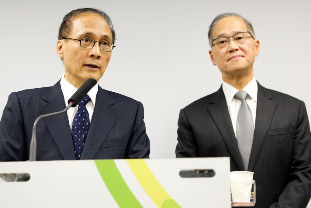 行政院長林全及外交部長李大維。圖／民報資料照片
