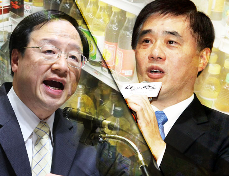 頂新黑心油事件風波愈演愈烈，因江宜樺第一時間曾替頂新背書，外界觀感不佳，國民黨內盛傳由學有專精的郝龍斌接任閣揆。（網路資料翻攝，民報合成）