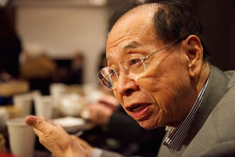 張燦鍙從台獨聯盟主席到台南市長，被官司纏身入獄，他說，一路無悔、無愧於心。（黃謙賢攝）