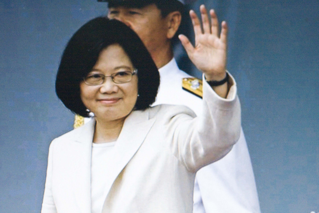 台灣新任總統蔡英文登上最新一期《富比士》雜誌百大全球最具權勢女性排行榜第17位。（圖為520就職典禮，台北市攝影記者聯誼會提供）
