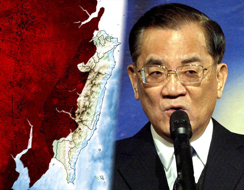 國民黨前主席、中華民國前副總統連戰，準備前往北京參加9月3日大閱兵，引來臺灣朝野不滿。（中央社資料照，民報合成）