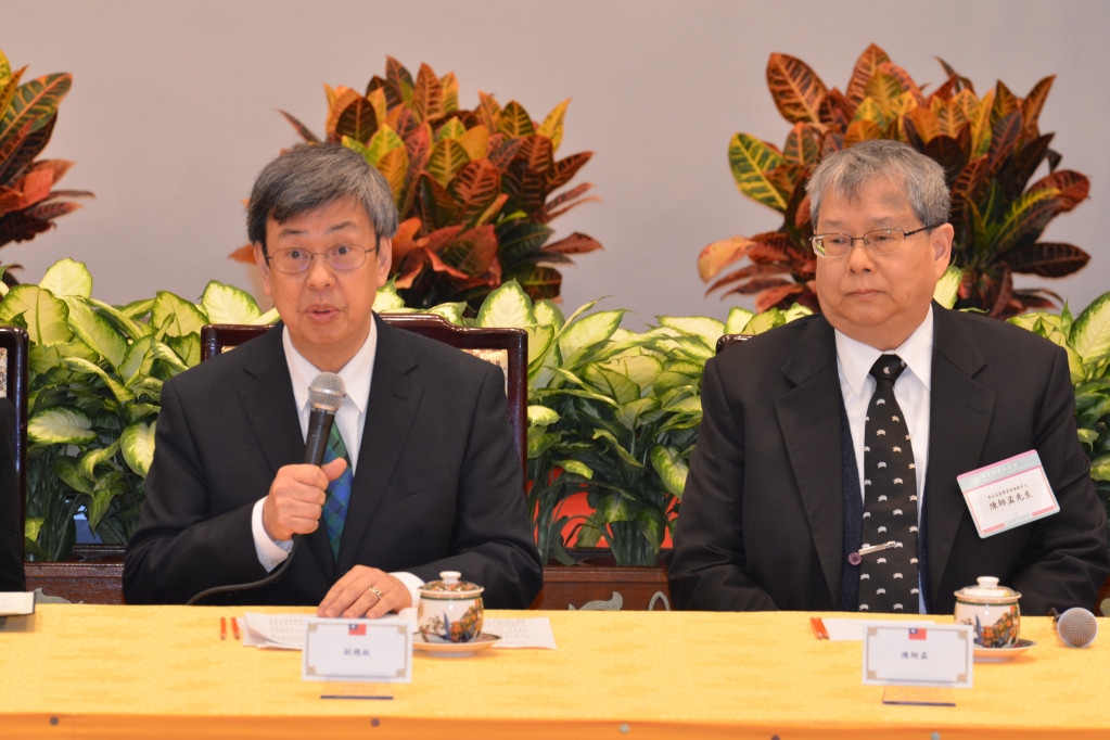 副總統陳建仁今天駁斥國民黨批判，指補提名11席監委完全不是酬庸。  圖/郭文宏