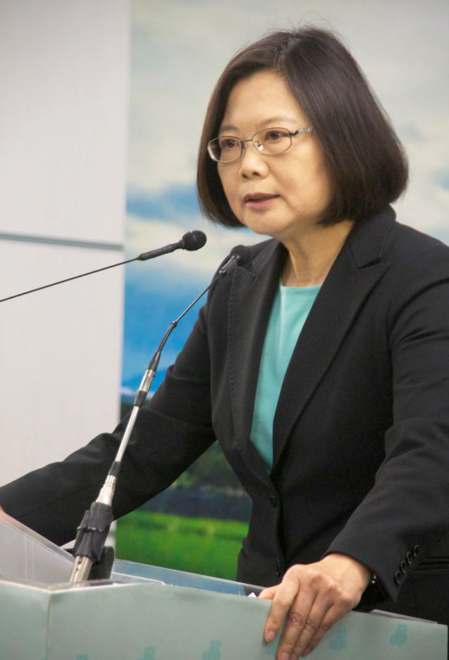 蔡英文：今天常會宣示國會改革三原則。 (黃謙賢攝)(檔案照片)