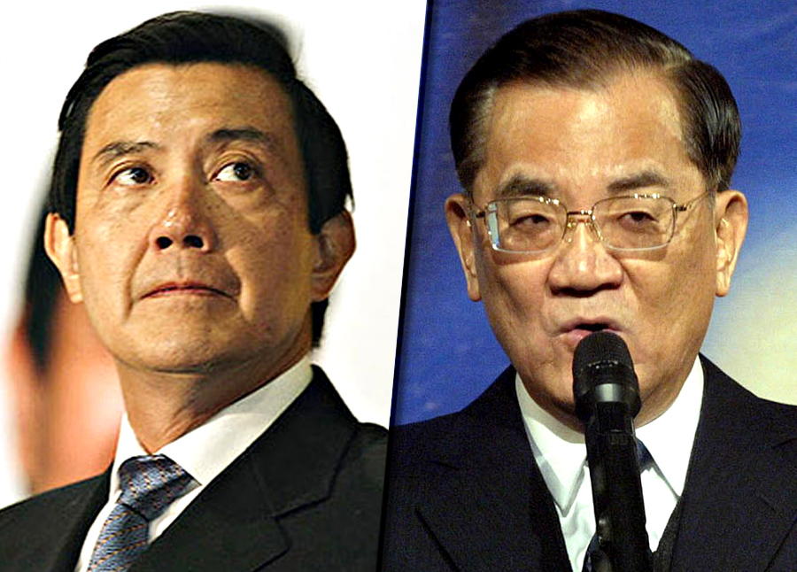 馬、連兩家以前就有很深的糾葛,2005年連戰有意續任黨主席,馬英九卻裝傻,一口咬定連主席不願意續任,馬英九執意參選,且以72.4%的得票率當選。(中央社資料照,民報合成)