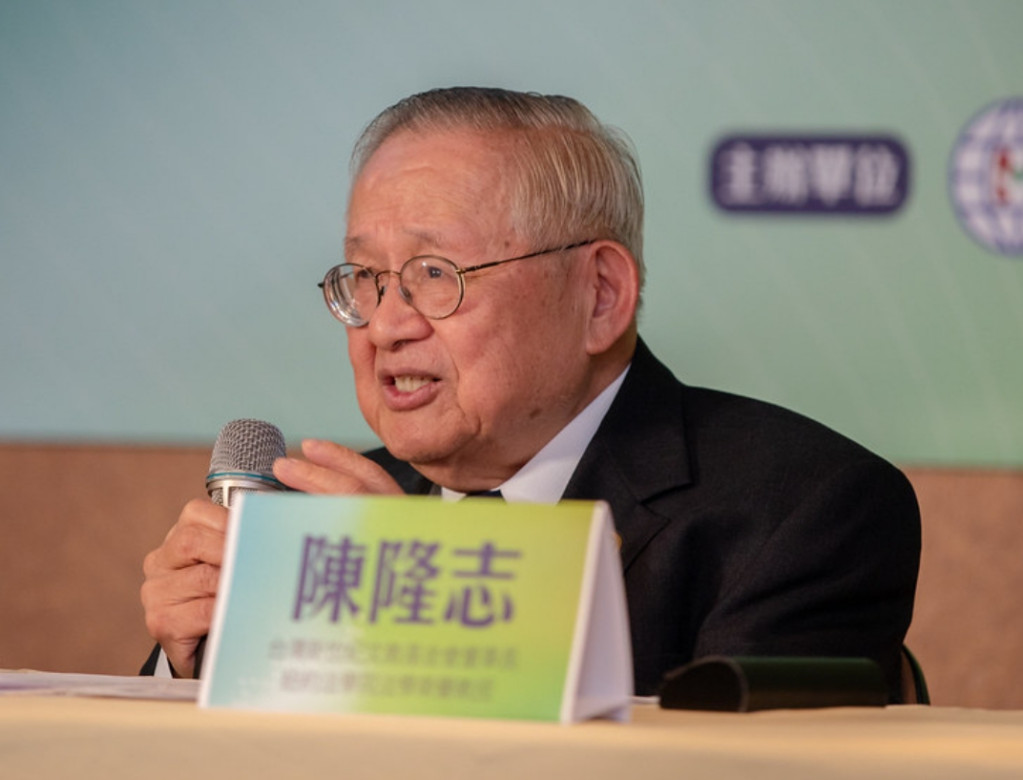 陳隆志表示，台灣的國際法律地位過去未定、現在已定。圖／擷自總統府flickr