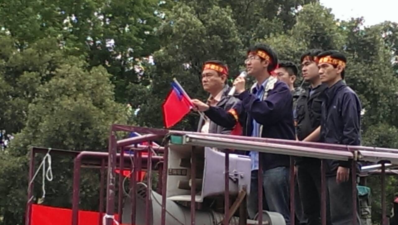 「白狼們」今天還要唱中華民國頌嗎？（記者陳豪毅攝）