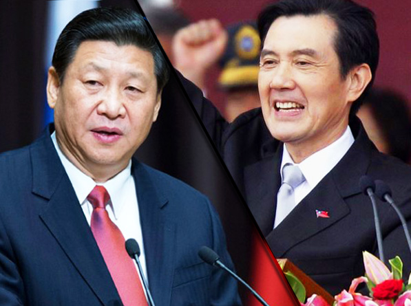 在習近平說出要以「一國兩制」處理台灣後，馬英九的國慶文告，大出中共的意料之外。（網路資料，民報合成）
