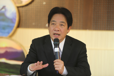 愛將即將出任行政院祕書長，台南市長賴清德表示忍痛割愛，並以「與有榮焉」祝福她工作順利。（資料照，中央社）