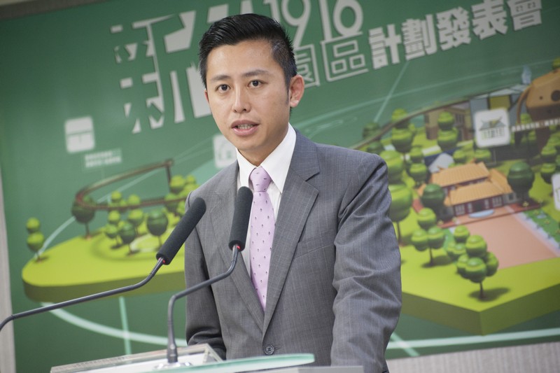 林智堅要為新竹古城注入新思維。（林辦提供）