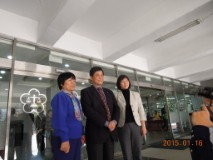 新北市議長賄選偵辦遲無進展,台聯黨團拜會新北市地檢署。(台聯黨團辦公室提供照片)