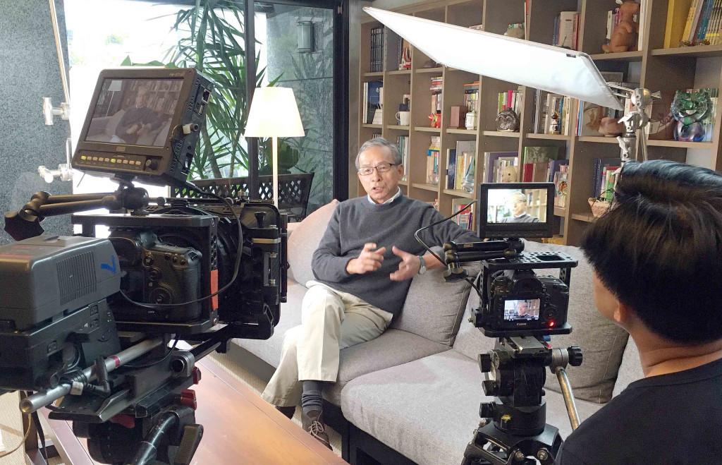 許久沒有幫政治人物站台的吳念真導演，今年特別相挺年輕的參選人。記者蔡育豪攝影