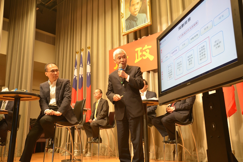 媒體問及林全不喜歡央行總裁彭淮南，林全：「我沒有不喜歡彭淮南，也沒有把他當成非常喜歡的人，他的建議也沒有不聽。」圖/郭文宏
