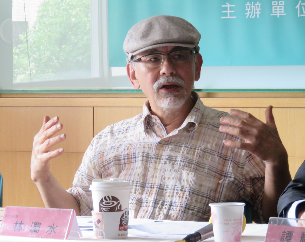 針對年金改革,前立委林濁水以四千字回應陳建仁的千字文。圖/林冠妙(資料照)