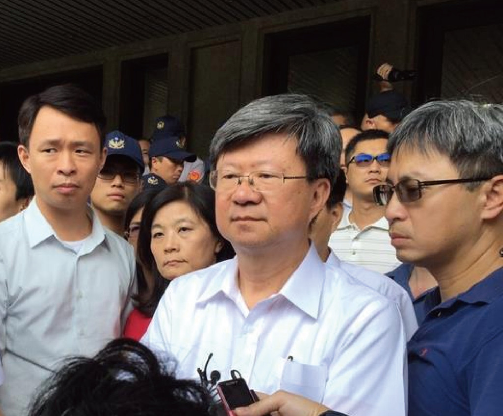 面對學生高喊要求他下台,吳思華說,「如果你們要我立即下台,那我們好像接下來的對話就沒有對話意義」。(資料畫面:記者蘇元和攝)