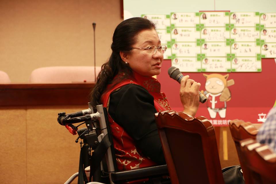 立法院新會期一天，沃草舉辦的說明會，20位民進黨立委踴躍參加「立委線上」說明會。圖片為民進黨立委田秋堇出席活動。(圖片沃草提供)