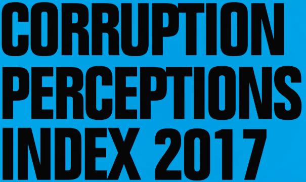 Corruption Perceptions Index 2017。圖／取自Transparency International youtube