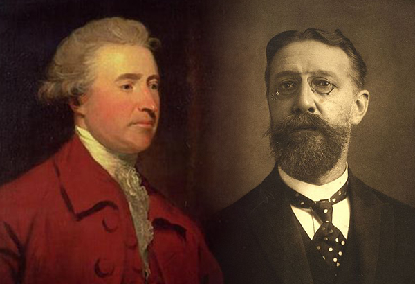 柏克和韋伯所定義和獻身的政治,正是當下台灣社會最缺乏的政治。(圖左:柏克,圖右:韋伯。網路資料,民報合成。)