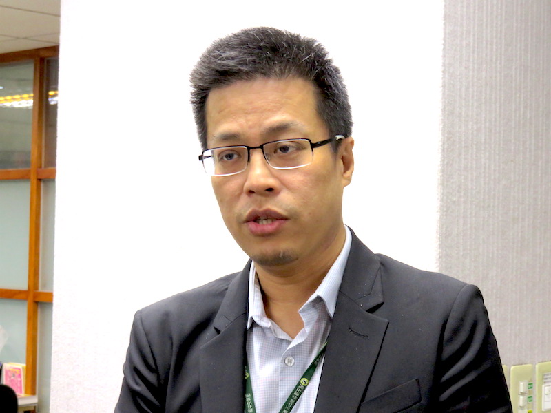 準總統府發言人黃重諺：蔡英文、陳建仁宣誓就職典禮，總計有百餘位國內外貴賓參加。（朱蒲青攝）