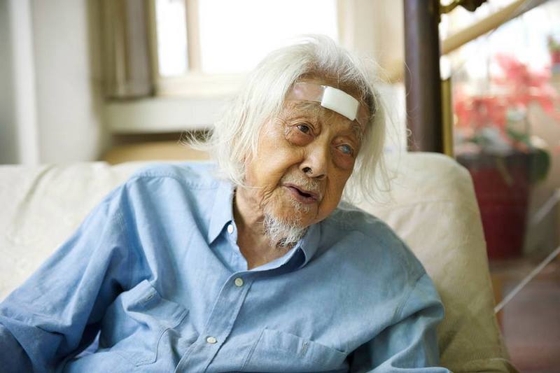 蔡英文提出「維持現狀」，史明：「不！我要獨立」。（黃謙賢攝）