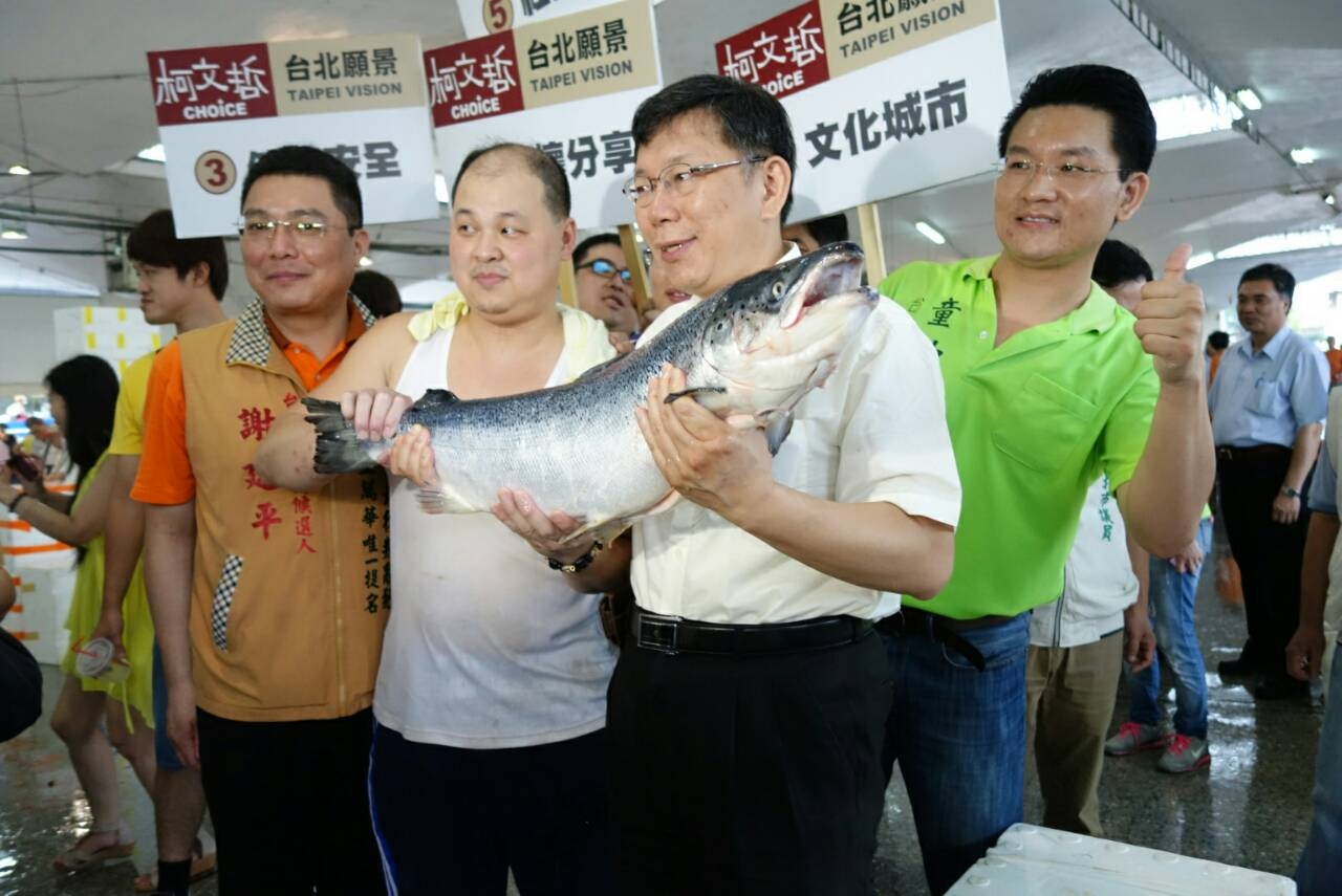 廁所關門與統一論，柯文哲：老共聽了很不爽。（朱蒲青攝）