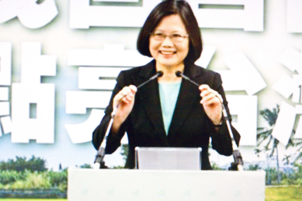 三立願與公視合作總統辯論，蔡英文：儘快把時間訂下來。（檔案照片）