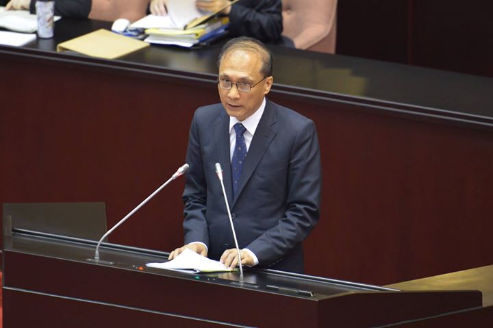 行政院長林全上午強調，核四不會重啟，至於一年花十幾億封存將檢討（郭文宏攝）20160603