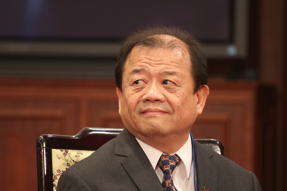 監委提名人林建山疑因學歷造假,總統府同意他退出監委審查。(記者何豪毅攝)