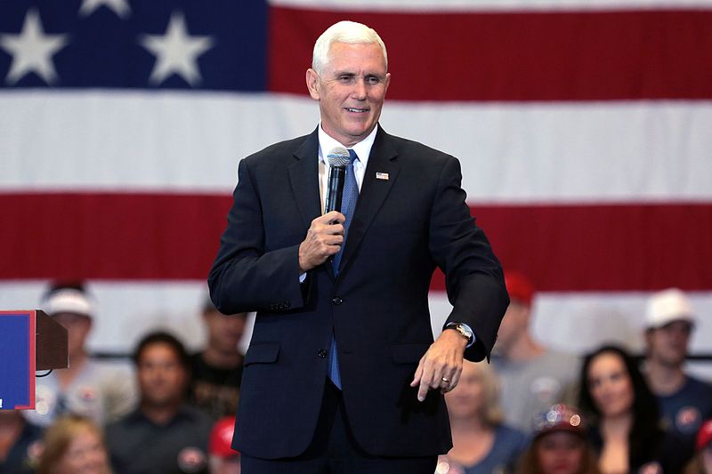 美國之音報導，副總統彭斯（Mike Pence）預定10月4日星期四上午11點多在華盛頓的智庫哈德遜研究所發表白宮的中國政策。圖／維基百科共享資源