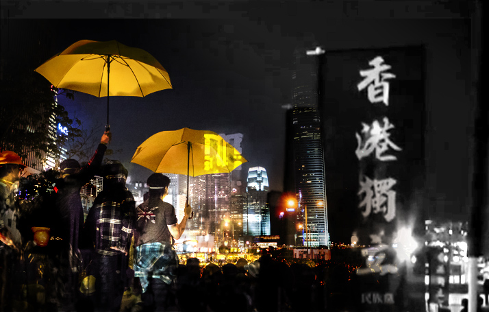 香港選民越來越具有了強烈的本土意識,也標誌著本土力量從體制外的街頭抗爭已經進入體制內的政治博弈。圖/取材自 flickr(Upload:Studio Incendo / CC BY 2.0),民報合成後製