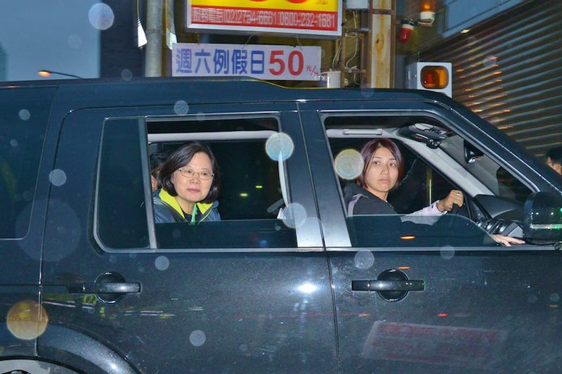 民進黨國會龍頭之爭，蔡英文今天也加入協調行列，不過仍然破局。（郭文宏攝）