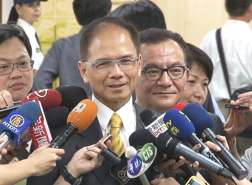 游錫堃指朱立倫善於櫥窗式施政。（民報資料照）