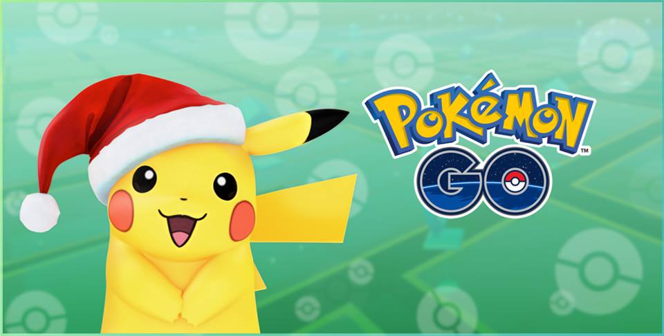 《Pokémon Go》官方粉絲頁今天宣告第一波二代寶可夢釋出,還有聖誕節限定版皮卡丘,戴著可愛聖誕帽的皮卡丘萌翻玩家! (圖/擷取自寶可夢臉書)