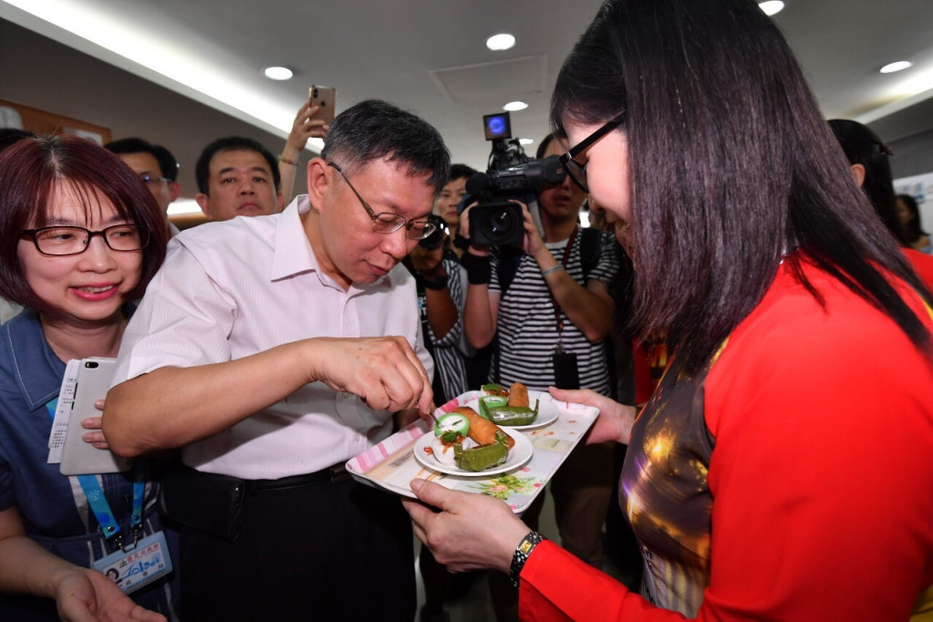 台北市長柯文哲（圖）表示，不會向陳菊道歉，胖瘦只是形容詞。圖：北市府提供