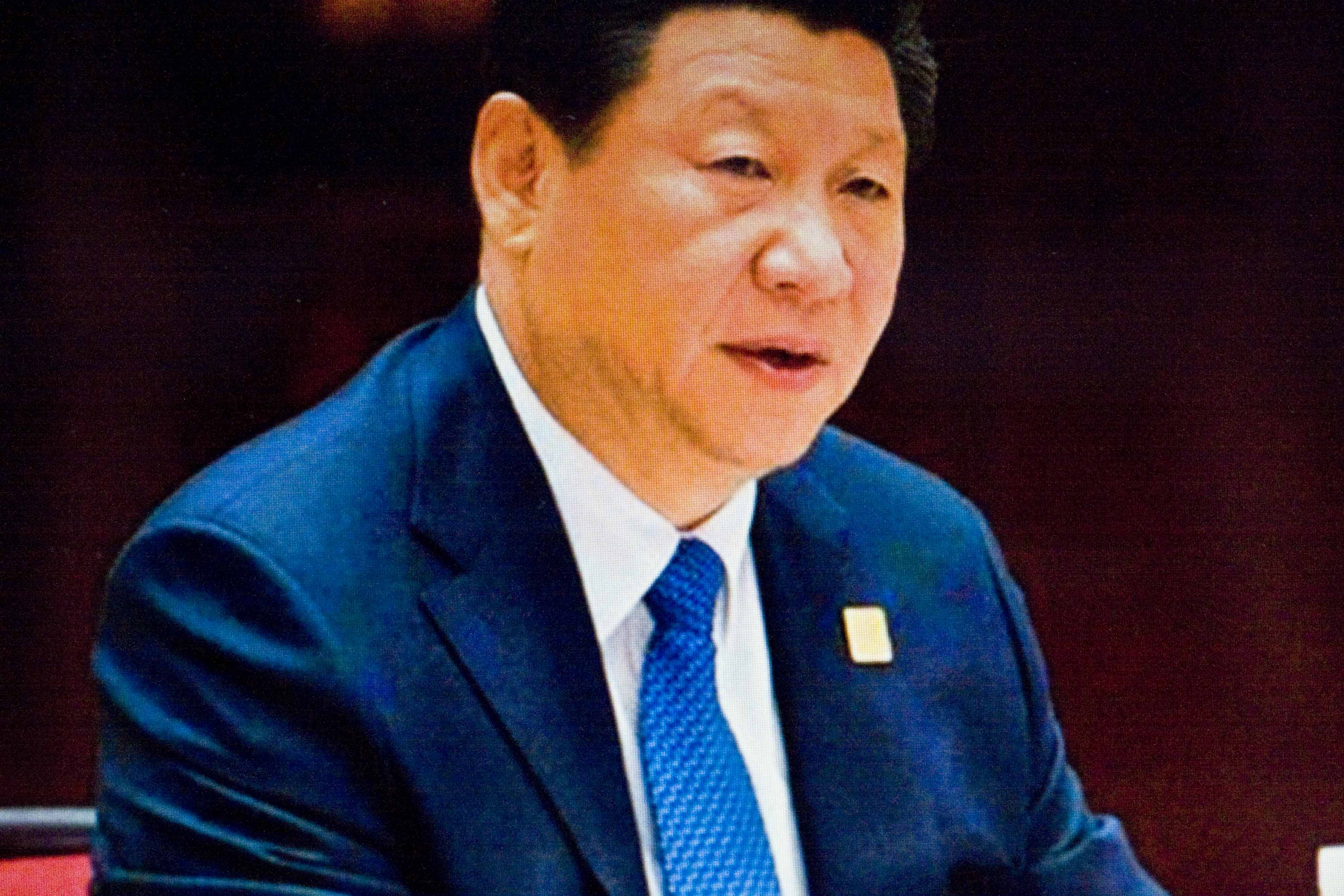 1月12日中美聯合記者會，習近平首次回應了關於外國記者的工作簽證議題（網路圖片翻攝）