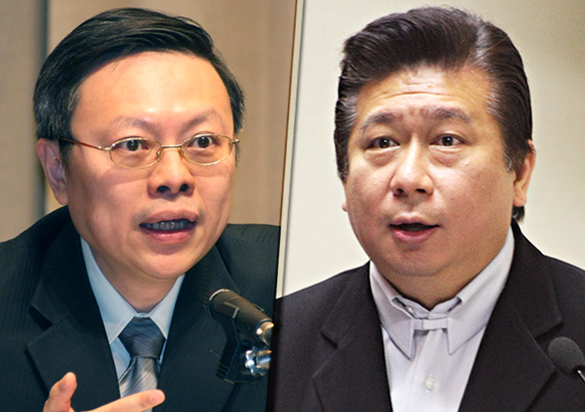 張顯耀 王郁琦大鬥法，王郁琦想抽身，但擔心調查局放話太過反自傷，只以儘量澄清「讓對外岸了解立場」　 （圖片：資料照，民報合成）