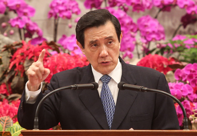 總統馬英九（圖）5日在總統府接見國際獅子會300-C1區領導幹部時，對台灣目前的經濟、觀光情況提出說明。（中央社）